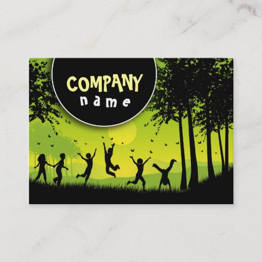 Customizable Childcare/babysitting Business Card