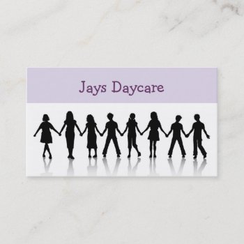 Childcare Business Card by Kjpargeter at Zazzle