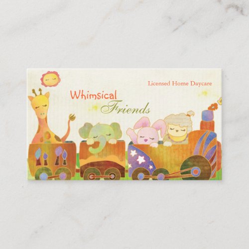 ChildcareProviders, BabySitters, Daycare Business Business Card Templates