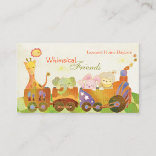 Childcare Daycare BabySitter Business Card