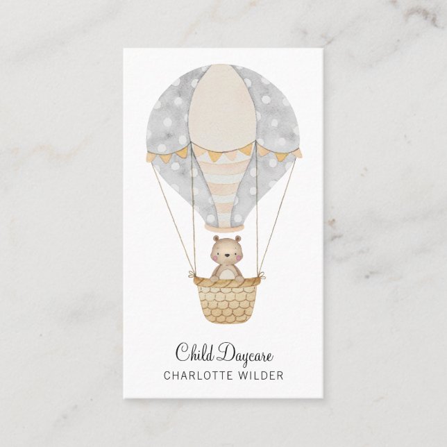 Childcare Daycare Business Card (Front)