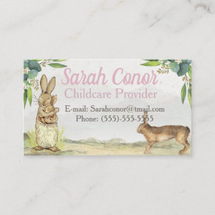 Childcare Provider Business Card