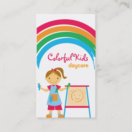 Customizable Childcare | School Teacher Business Cards