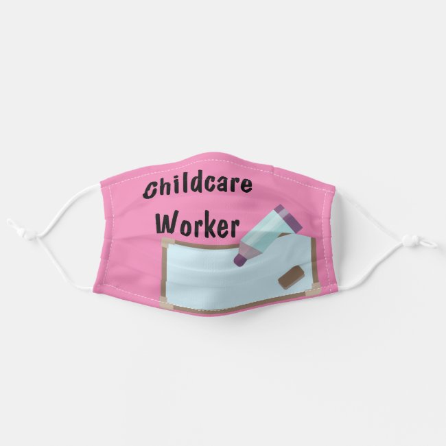 Childcare Worker Adult Cloth Face Mask