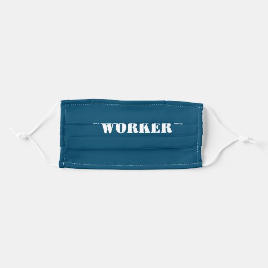 ChildCare worker Cloth Face Mask (Front, Folded)