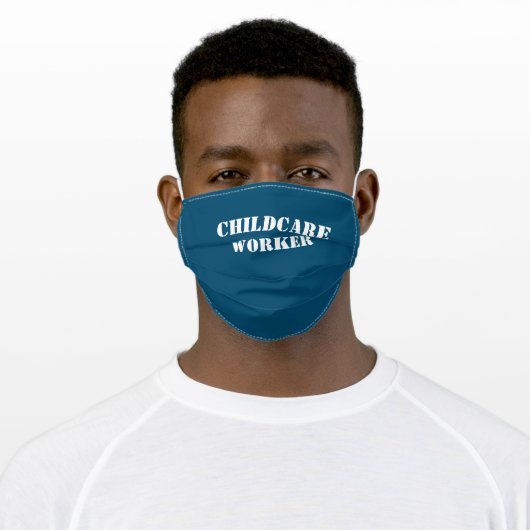 ChildCare worker Cloth Face Mask (Worn)