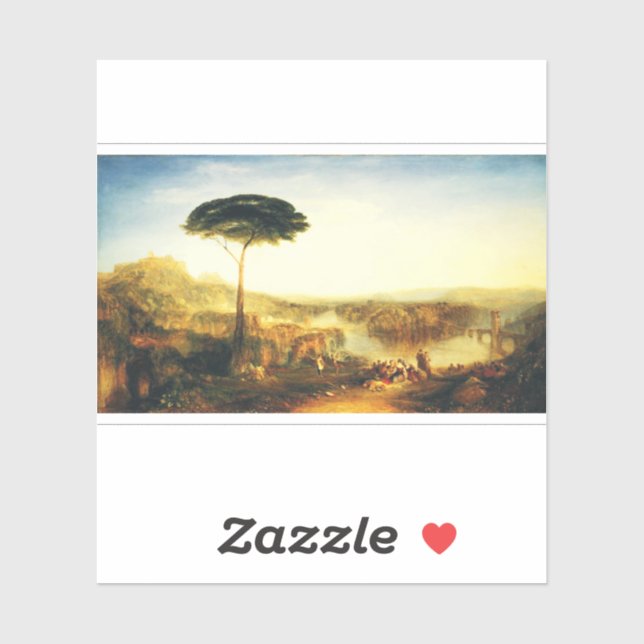 Childe Harold's Pilgrimage by Joseph Turner Sticker (Sheet)
