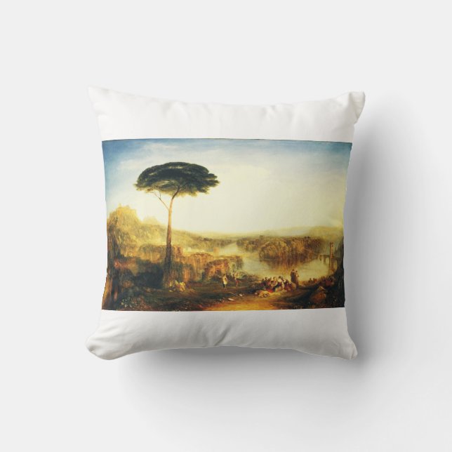 Childe Harold's Pilgrimage by Joseph Turner Throw Pillow (Front)