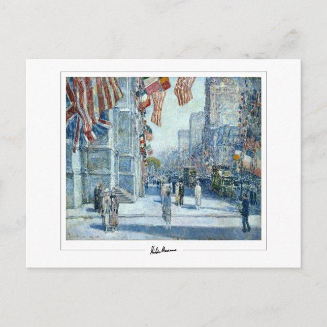 Childe Hassam #282 - Fine Art Postcard (Front)