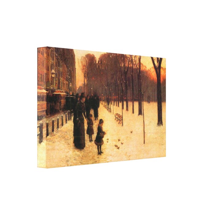 Childe Hassam   Boston in everyday twilight Gallery Wrapped Canvas