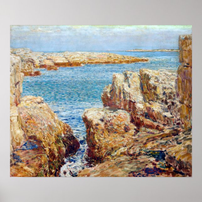 Childe Hassam Coast Scene, Isles of Shoals Poster (Front)