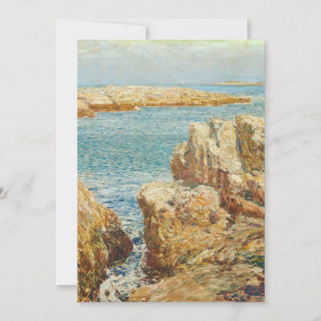 Childe Hassam - Coast Scene, Isles Of Shoals Thank You Card (Front)