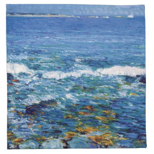 Childe Hassam - Duck Island From Appledore Napkin