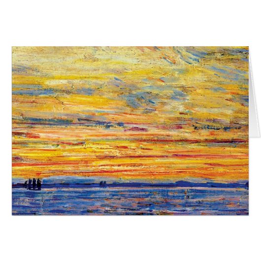 Childe Hassam - Evening Cards (Front Horizontal)