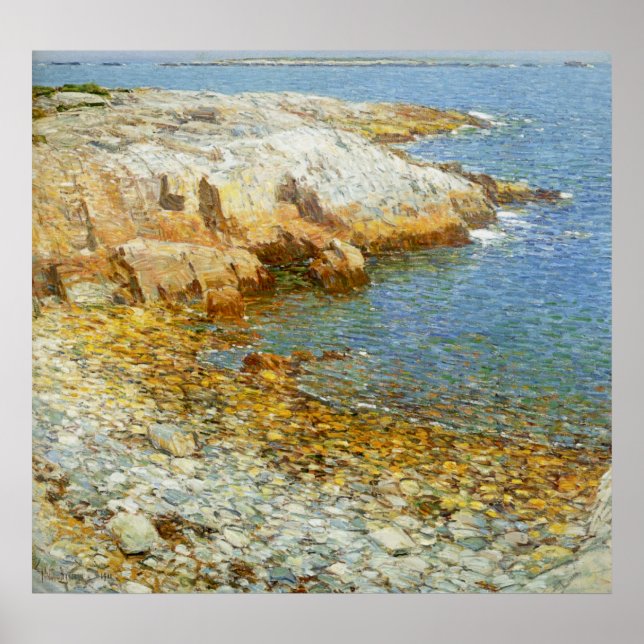 Childe Hassam - 'Isles of Shoals, Broad Cove Poster (Front)