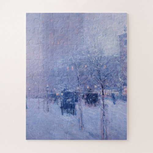 Childe Hassam _ Late Afternoon New York Winter Jigsaw Puzzle