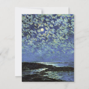 Childe Hassam - Moonlight, Isle Of Shoals Thank You Card