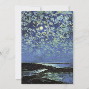 Childe Hassam - Moonlight, Isle Of Shoals Thank You Card