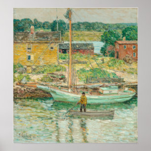 Childe Hassam - Oyster Sloop 1902 Poster