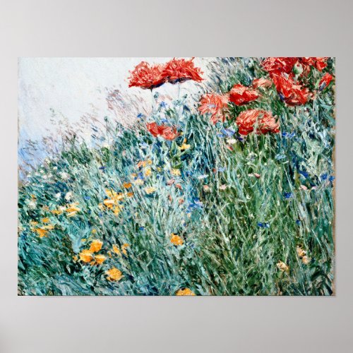 Childe Hassam _ Poppies Appledore Poster