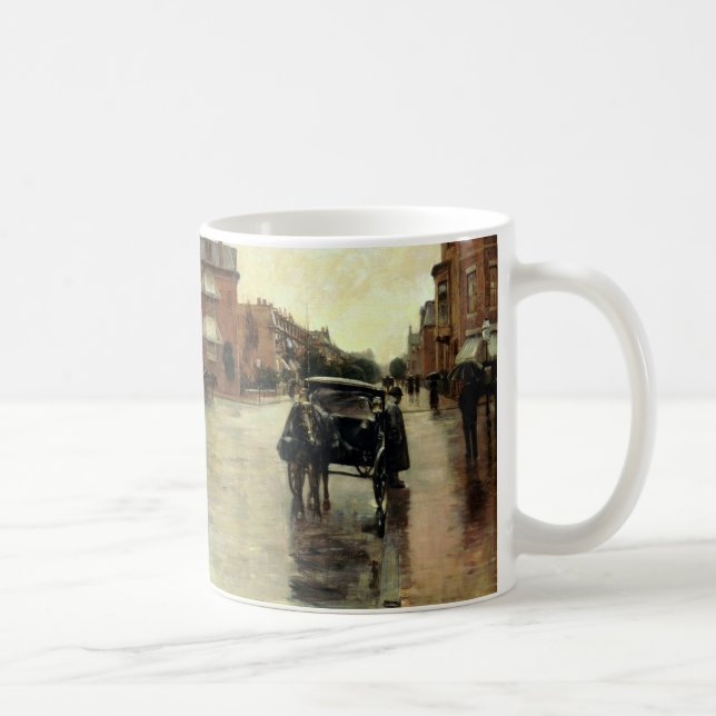 Childe Hassam - Rainy Day, Boston Coffee Mug (Right)