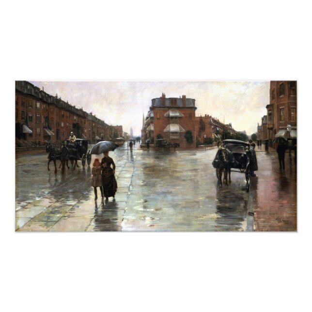 Childe Hassam Rainy Day, Boston Photo Print (Front)