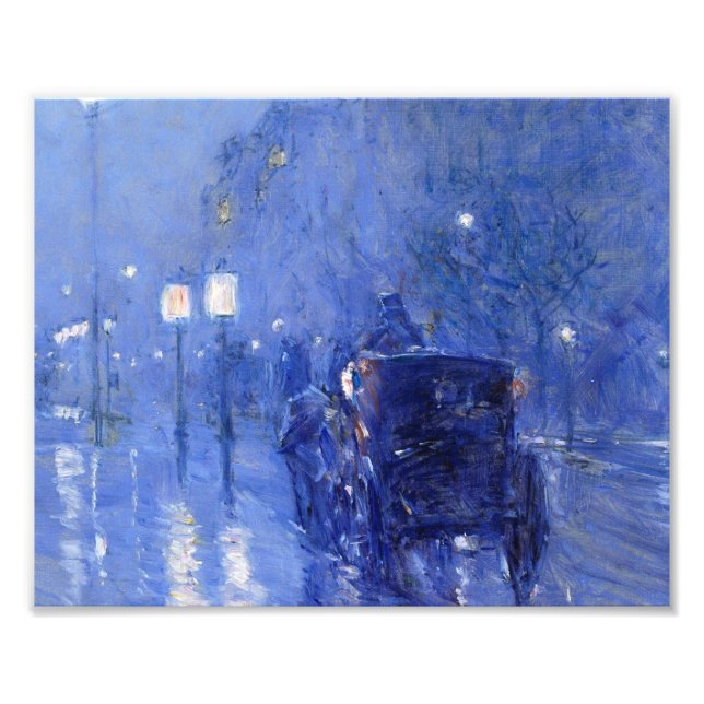 Childe Hassam - Rainy Midnight Photo Print (Front)