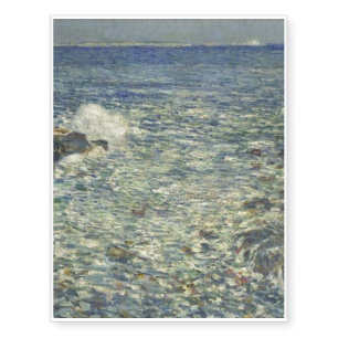 Childe Hassam - Surf, Isles of Shoals Temporary Tattoos