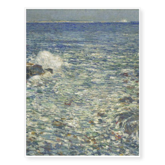 Childe Hassam - Surf, Isles of Shoals Temporary Tattoos (Front)
