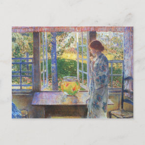 Childe Hassam - The Goldfish Window Postcard