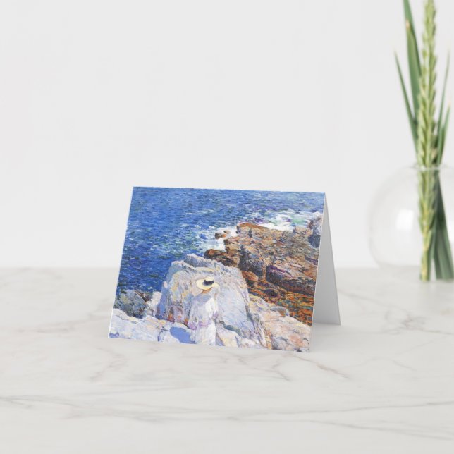 Childe Hassam - The Southern rock riffs Appledore Card (Front)