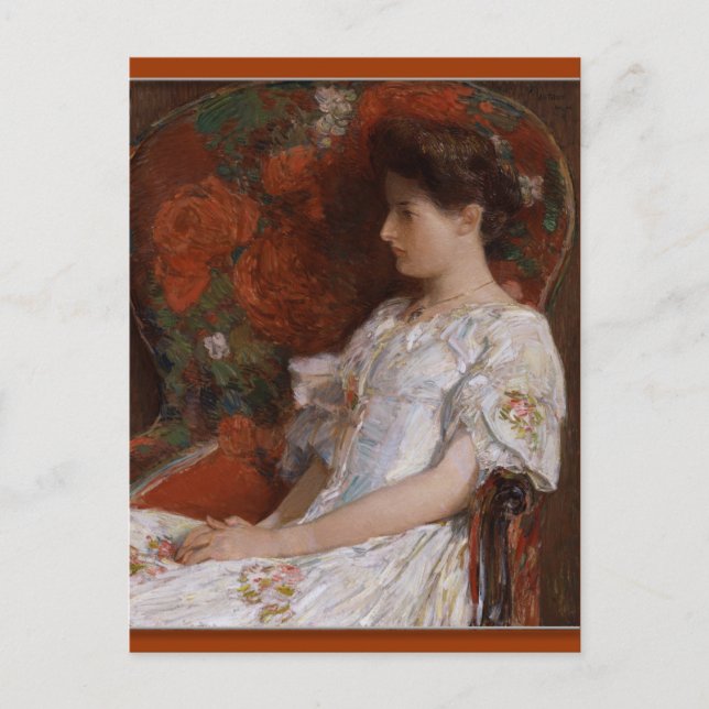 Childe Hassam The Victorian Chair CC0408 Postcard (Front)
