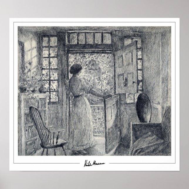 Childe Hassam Zedign Art Poster #139 (Front)