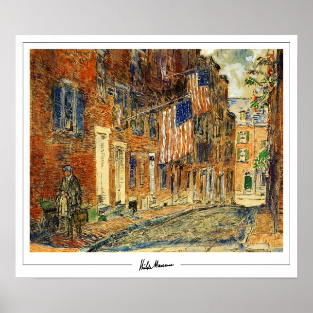 Childe Hassam Zedign Art Poster #185-2 (Front)