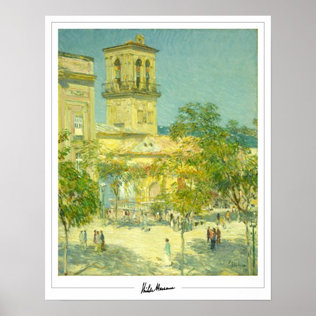 Childe Hassam Zedign Art Poster #1-2 (Front)