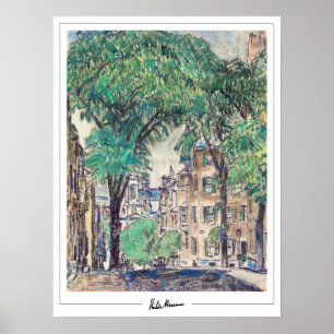 Childe Hassam Zedign Art Poster #375