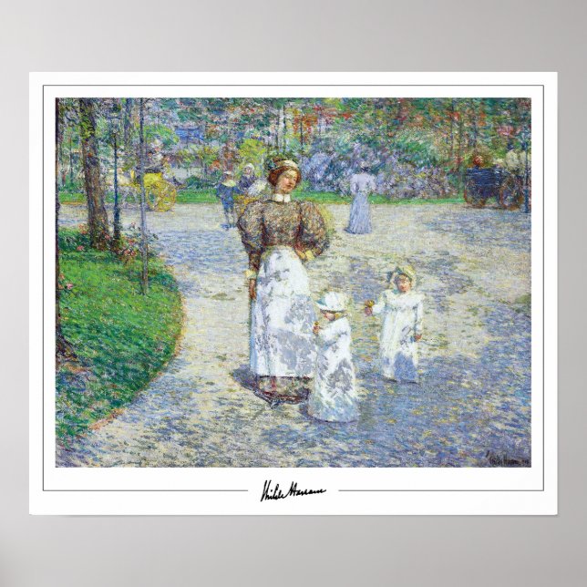 Childe Hassam Zedign Art Poster #448 (Front)