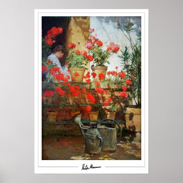 Childe Hassam Zedign Art Poster #7 (Front)