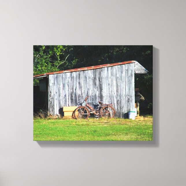 Childhood Bike 10"x 8", .75", Single Canvas Print (Front)