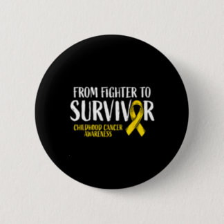 Childhood Cance Survivor Childhood Cancer Awarenes Button