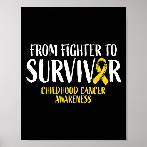 Childhood Cance Survivor Childhood Cancer Awarenes Poster