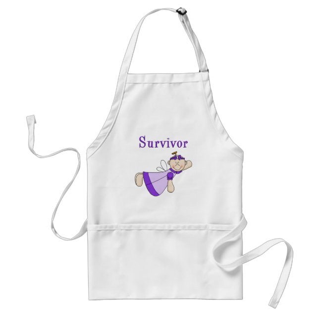 Childhood Cancer Adult Apron (Front)