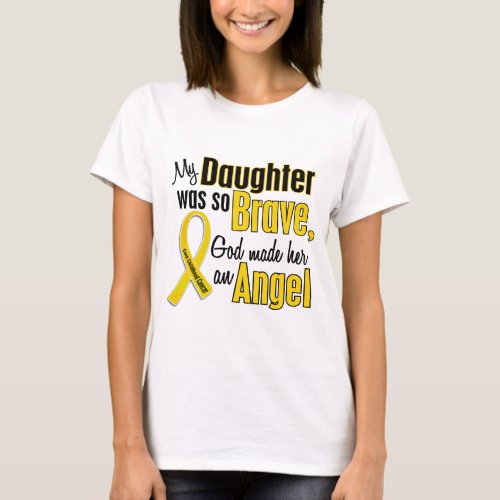 Childhood Cancer ANGEL 1 Daughter T_Shirt