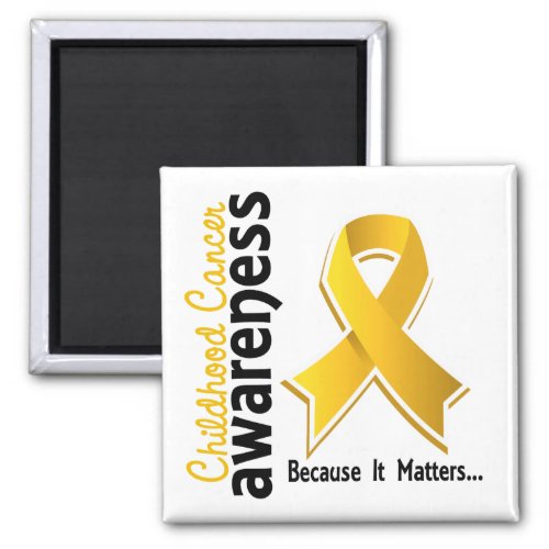 Childhood Cancer Awareness 5 Magnet