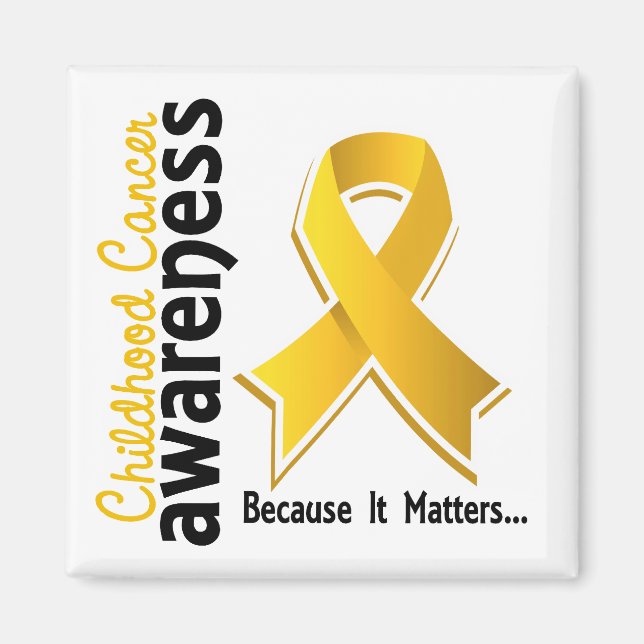 Childhood Cancer Awareness 5 Magnet (Front)