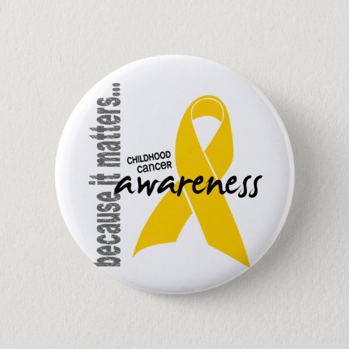 Childhood Cancer Awareness Button