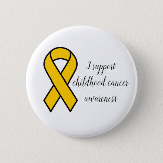 Childhood cancer awareness button