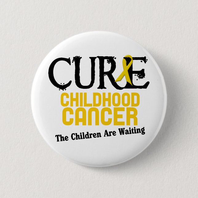 Childhood Cancer Awareness CURE Button (Front)
