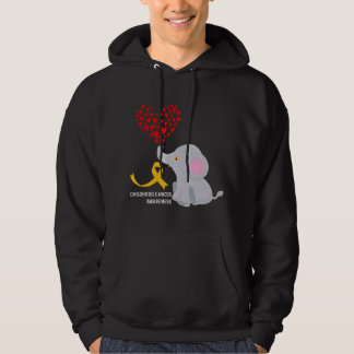 Childhood Cancer Awareness Elephant Children Cance Hoodie