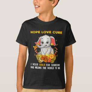 Childhood Cancer Awareness Fighter Warrior Chemoth T-Shirt